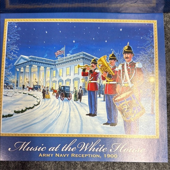 Patriotic Holiday Ornament with Red Ribbon - Picture 2 of 4